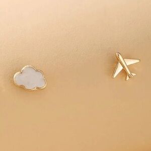 The Traveler gold plated earring set